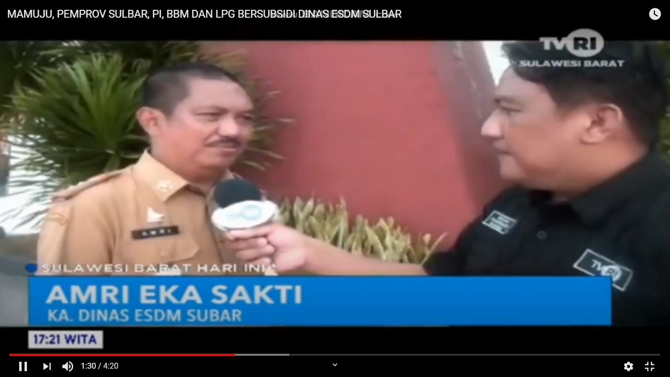 MAMUJU, PEMPROV SULBAR, PI, BBM DAN LPG BERSUBSIDI DINAS ESDM SULBAR