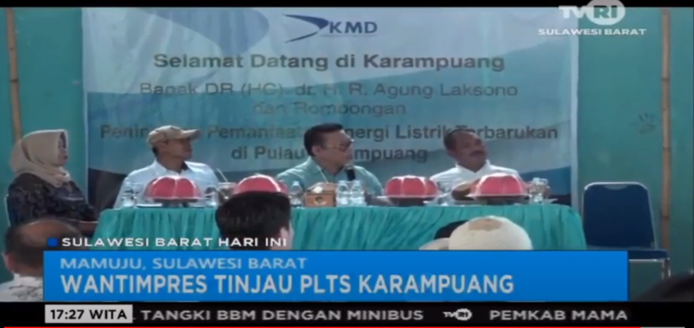 Watimpres Tinjau PLTS Pulau Karampuang